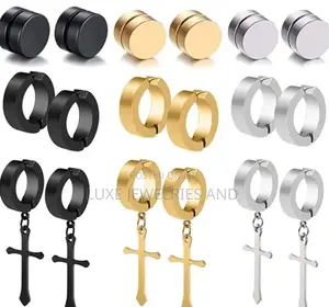 Quality Magnetic Non Pierce Stud/Earrings for Men