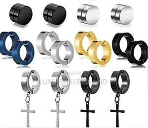 Quality Magnetic Non Pierce Stud/Earrings for Men