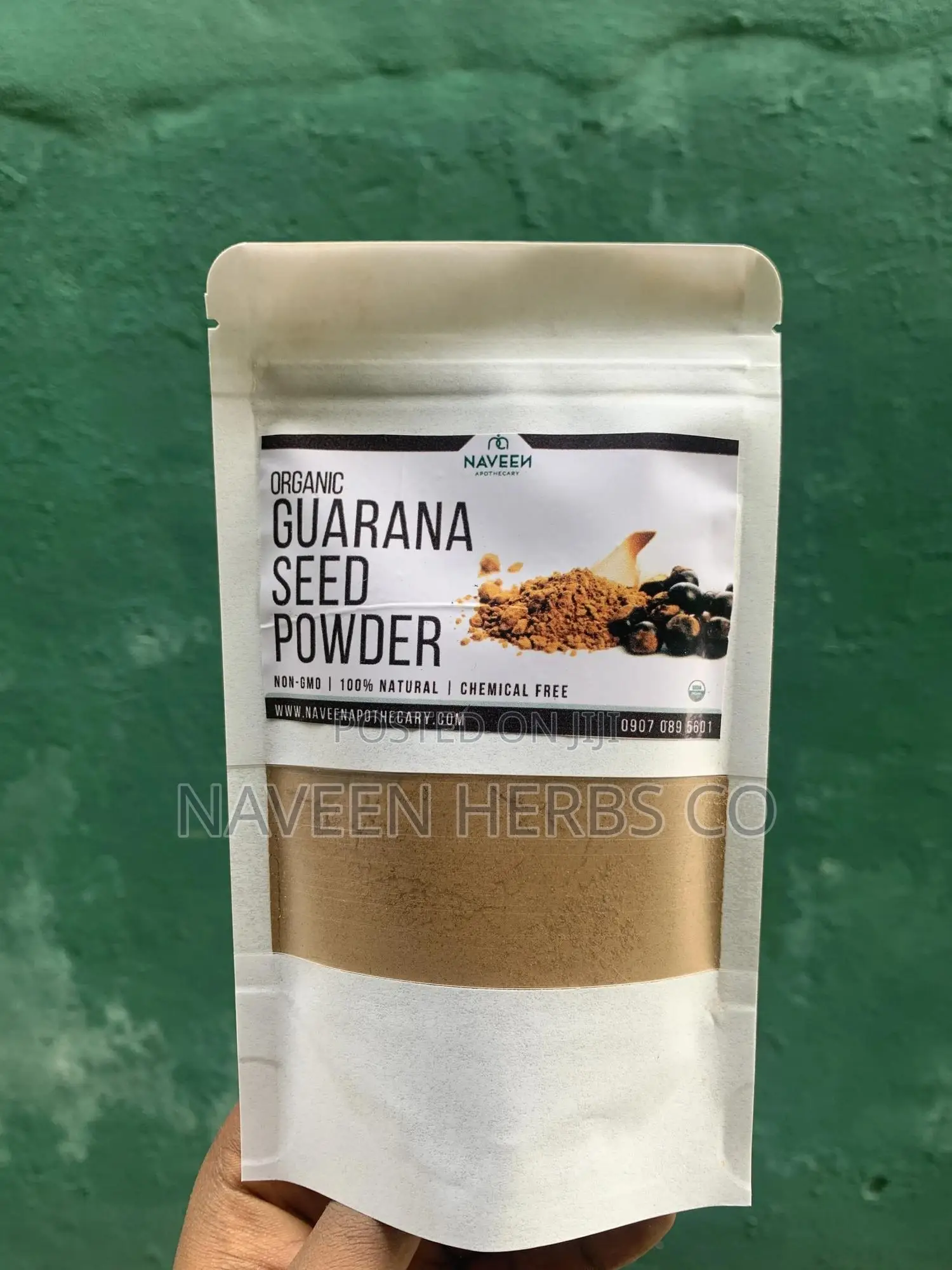 Premium Guarana Seed Powder - 100g