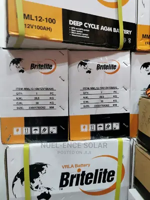 12v 100ah Britelite Battery