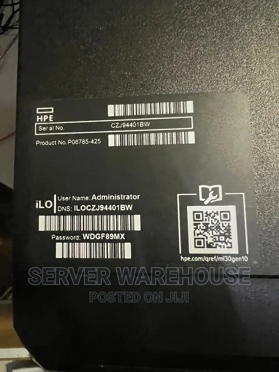 Server HP ProLiant ML 16GB Intel Xeon HDD 1T