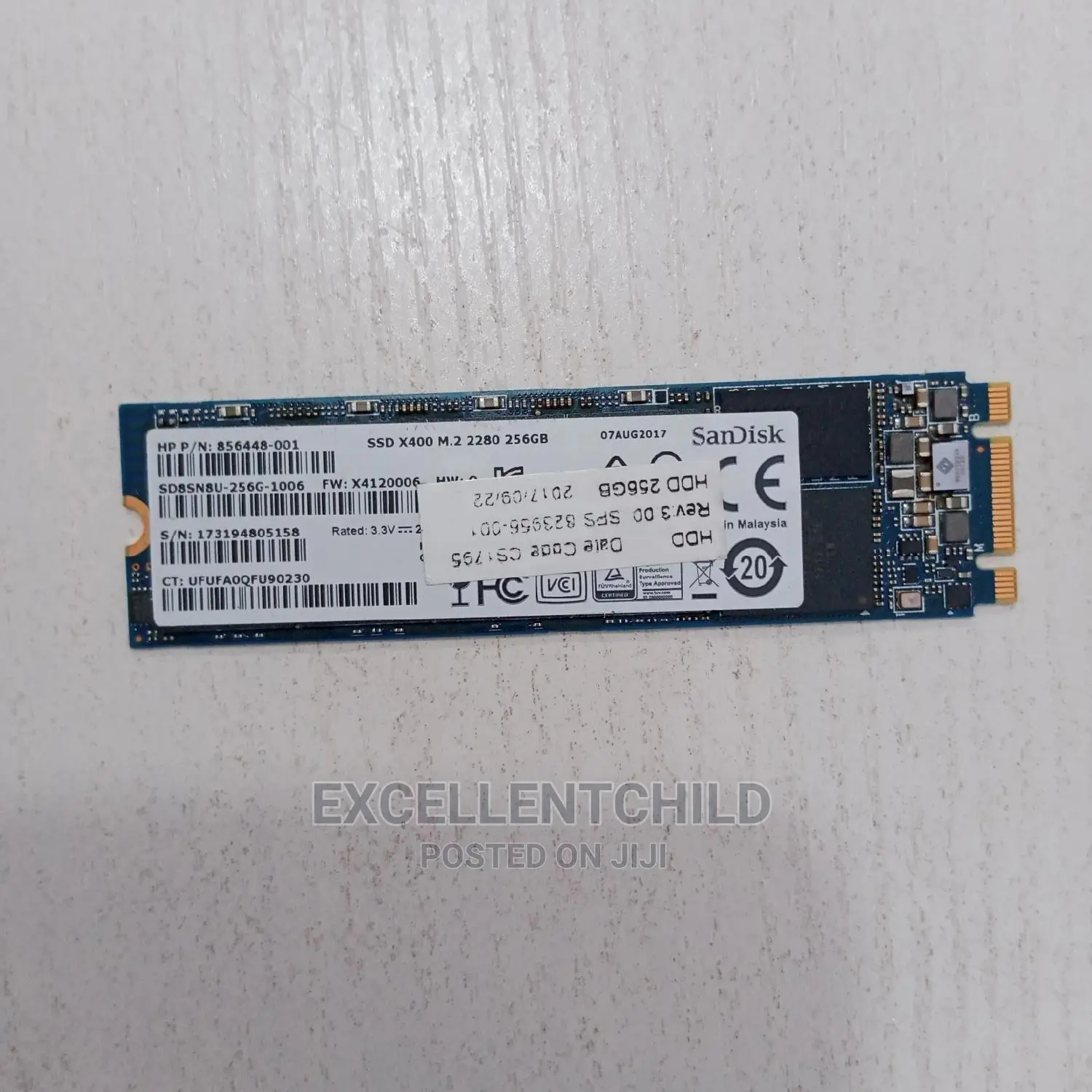 Laptop Storage (256gb SSD M.2 2280 Laptop)