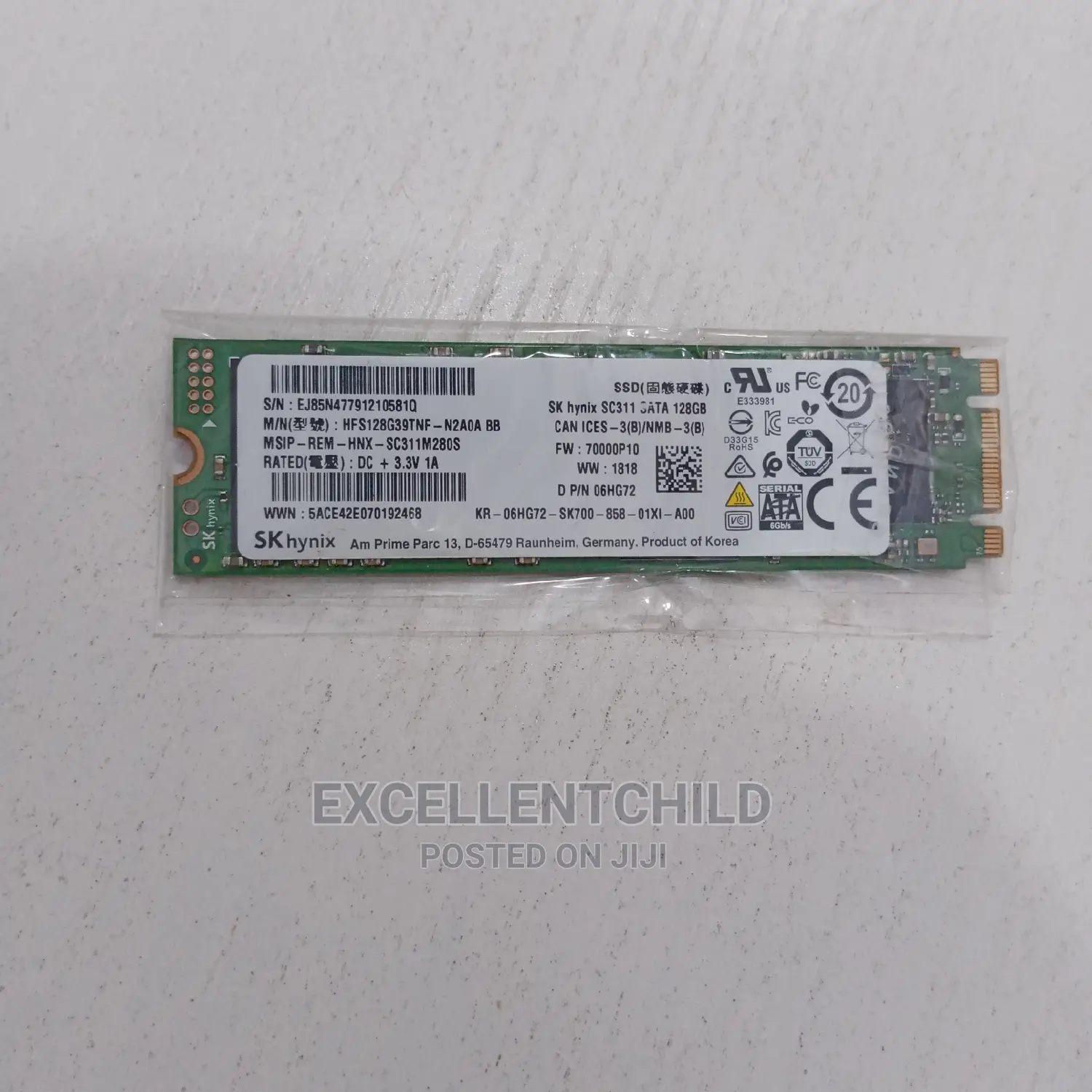 System Memory (128gb Ssd M.2 Laptop)