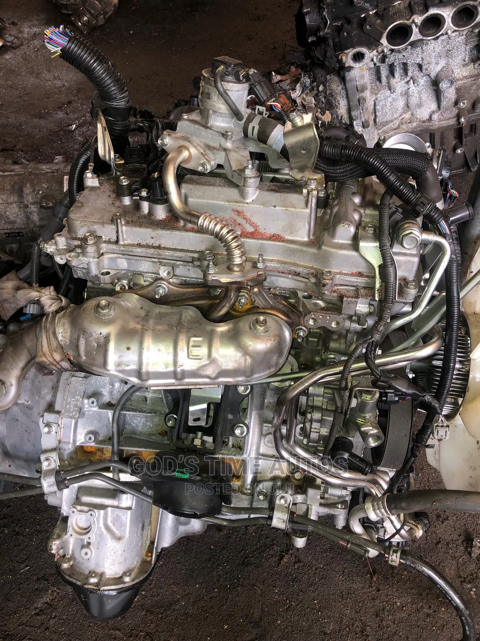 Toyota Prado Engine 1GR Downfilter V6