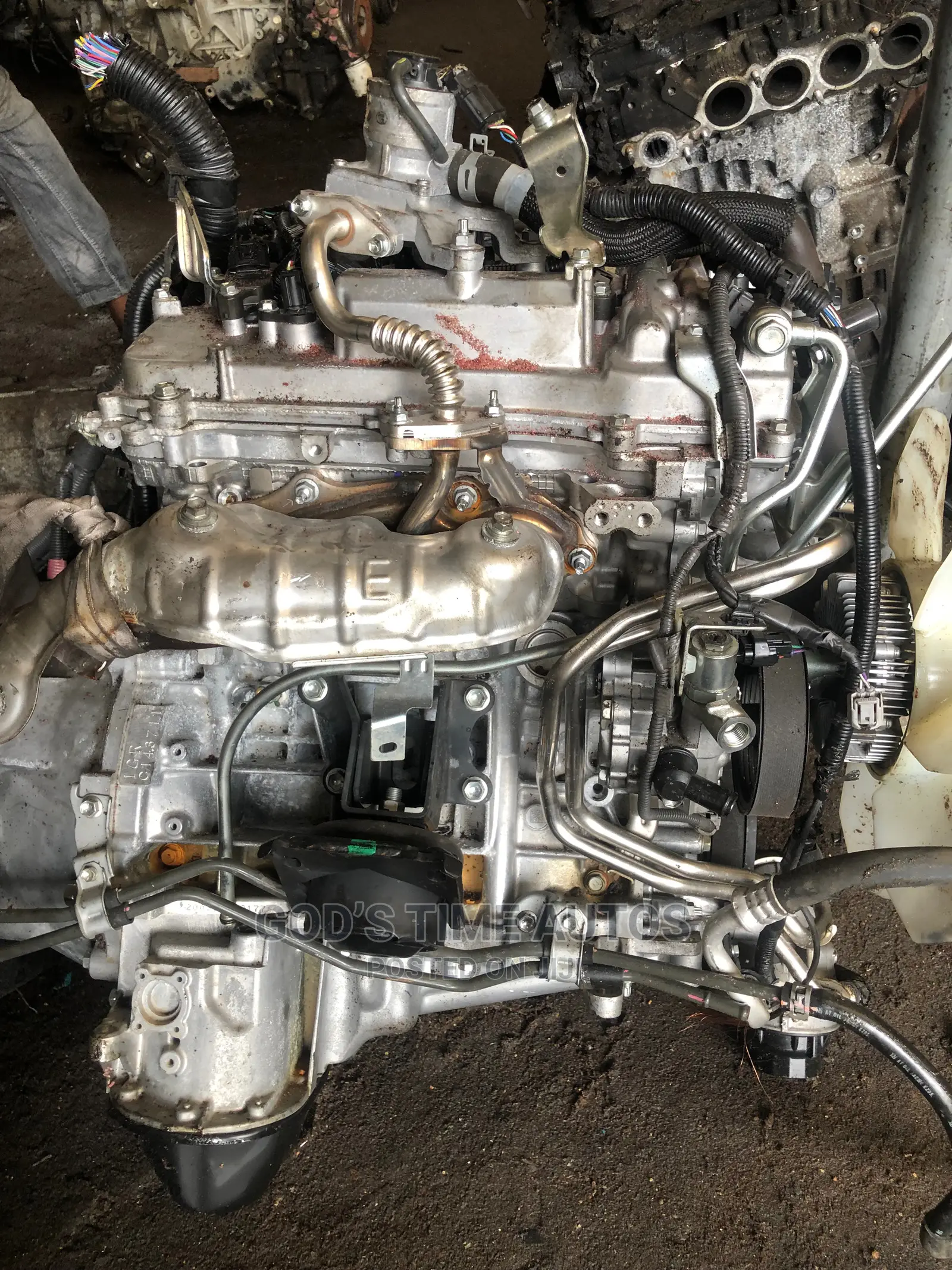 Toyota Prado Engine 1GR Downfilter V6