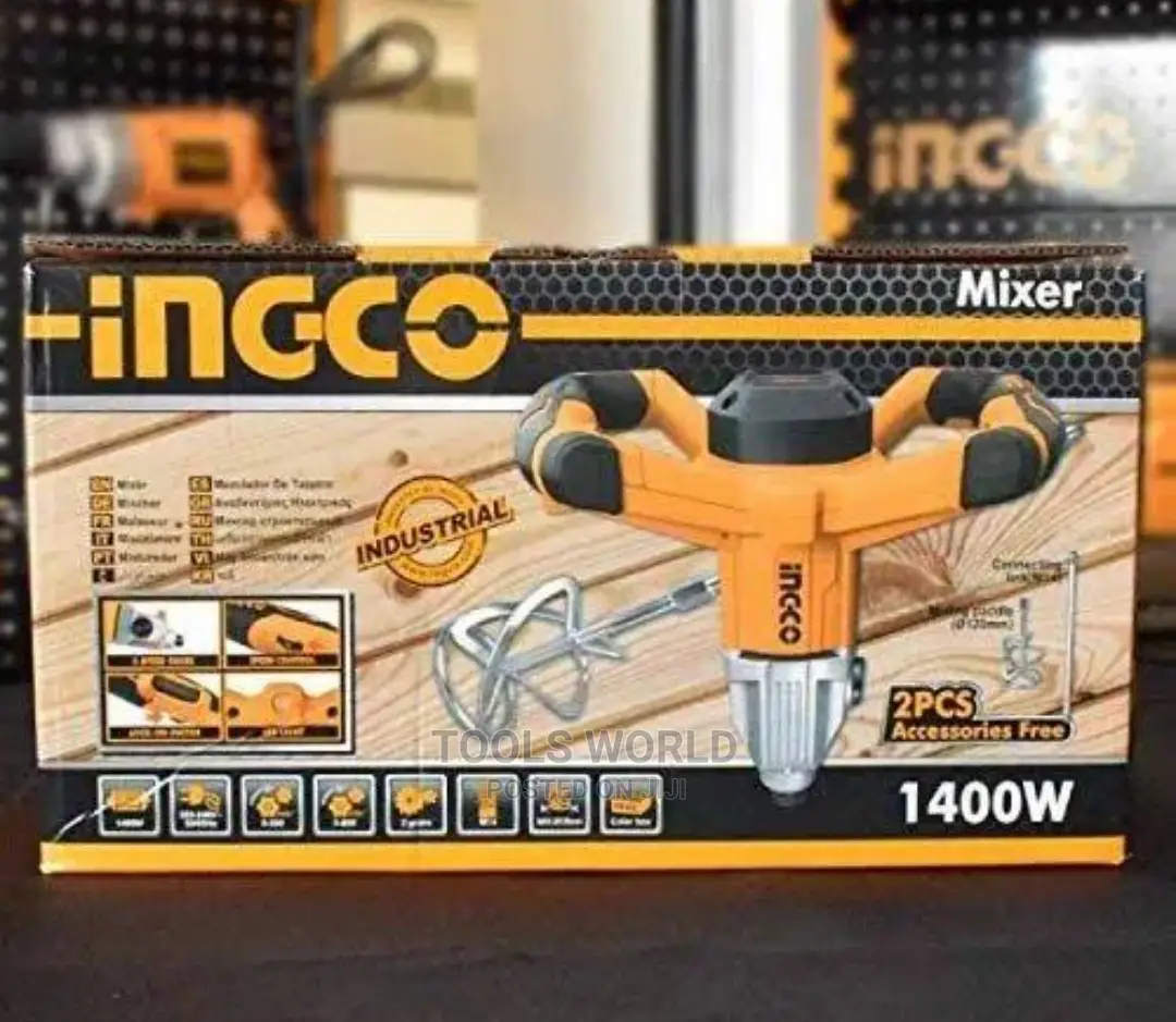 INGCO 1400w Paint and Cement Mixer