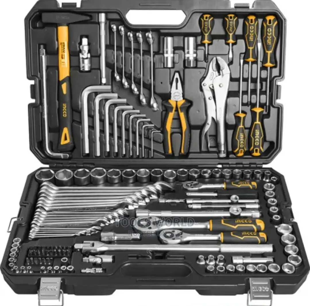INGCO Original 142pcs Automotive Combination Tool Set