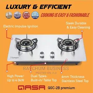 Qasa Inbuild Gas Also With Table Stand 2 Burner