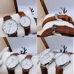 Daniel Wellington Couples Leather Wristwatch
