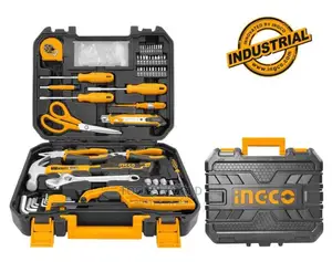INGCO 120 Pcs Hand Tools Set Household Tool Kits Screwdriver
