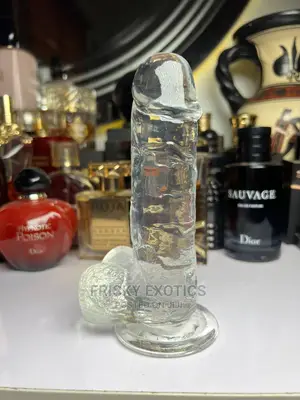 6 Inches Transparent Non Vibrating Dildo