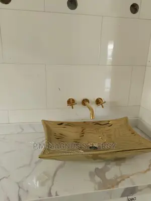 England Standard Stainless Steel Gold Tap.