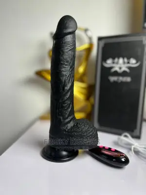 Black Fox Vibrating Realistic Dildo
