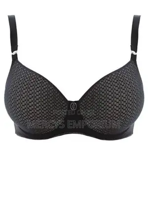 Padded Black Bra. Size 34D Bra, Full Coverage Bra
