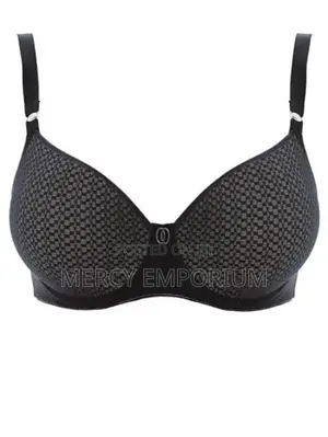 Padded Black Bra. Size 34D Bra, Full Coverage Bra