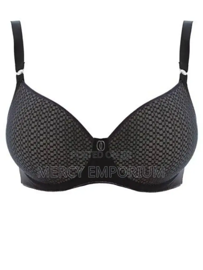 Padded Black Bra. Size 34D Bra, Full Coverage Bra