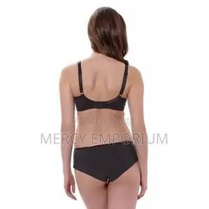 Padded Black Bra. Size 34D Bra, Full Coverage Bra