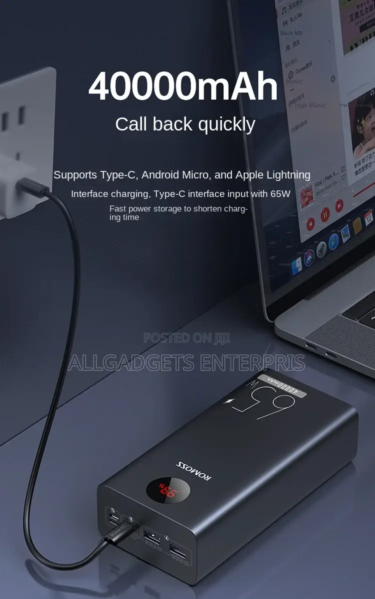 Laptop Power Bank Romoss