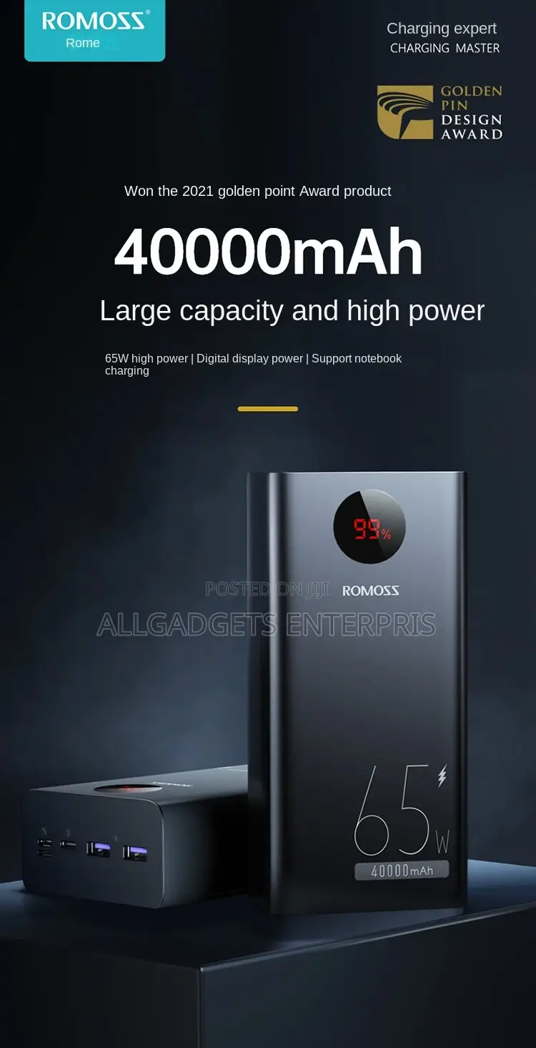 Laptop Power Bank Romoss