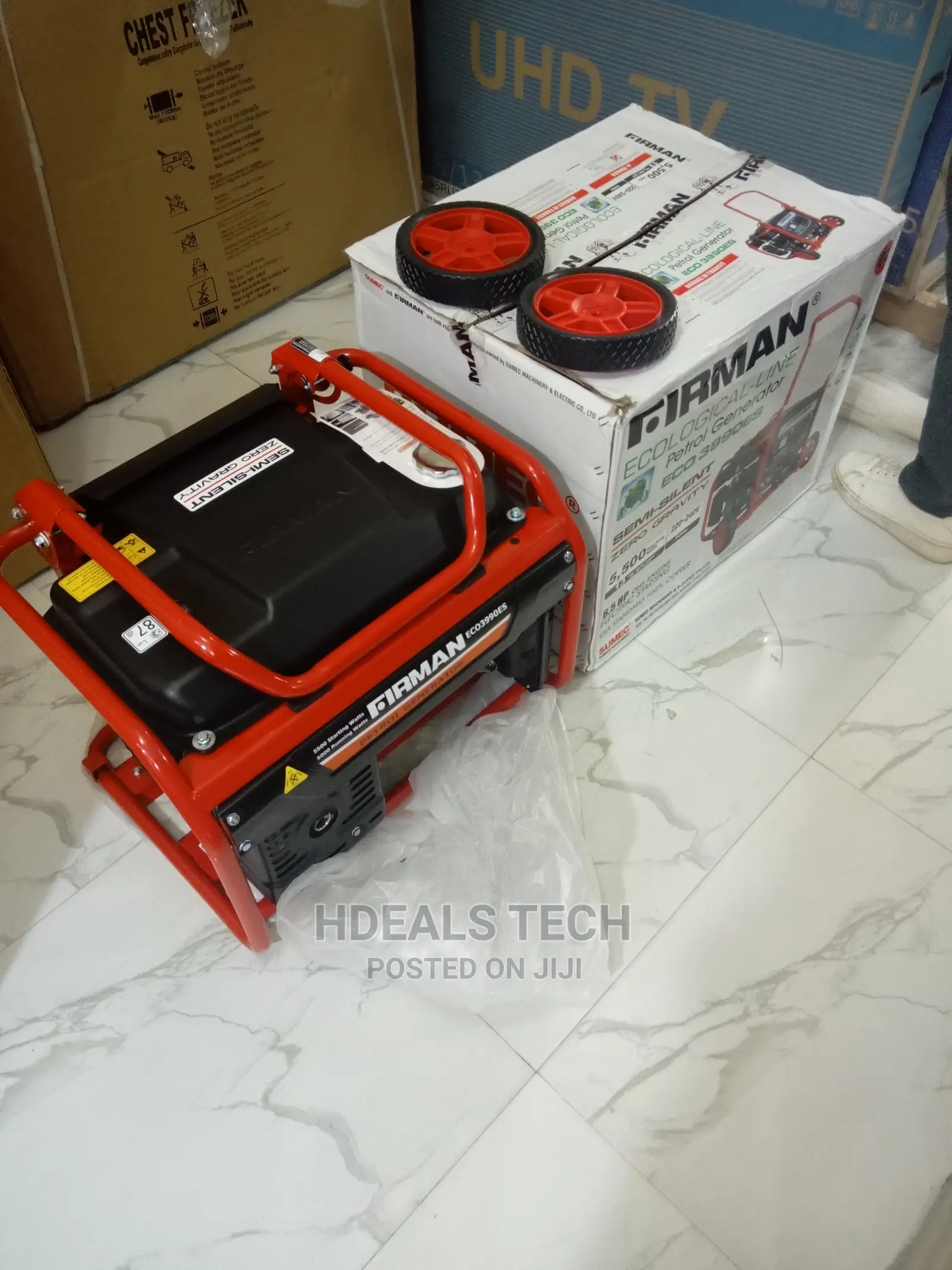 Brand New Sumec Firman 5.5KVA Key Starter Generator.
