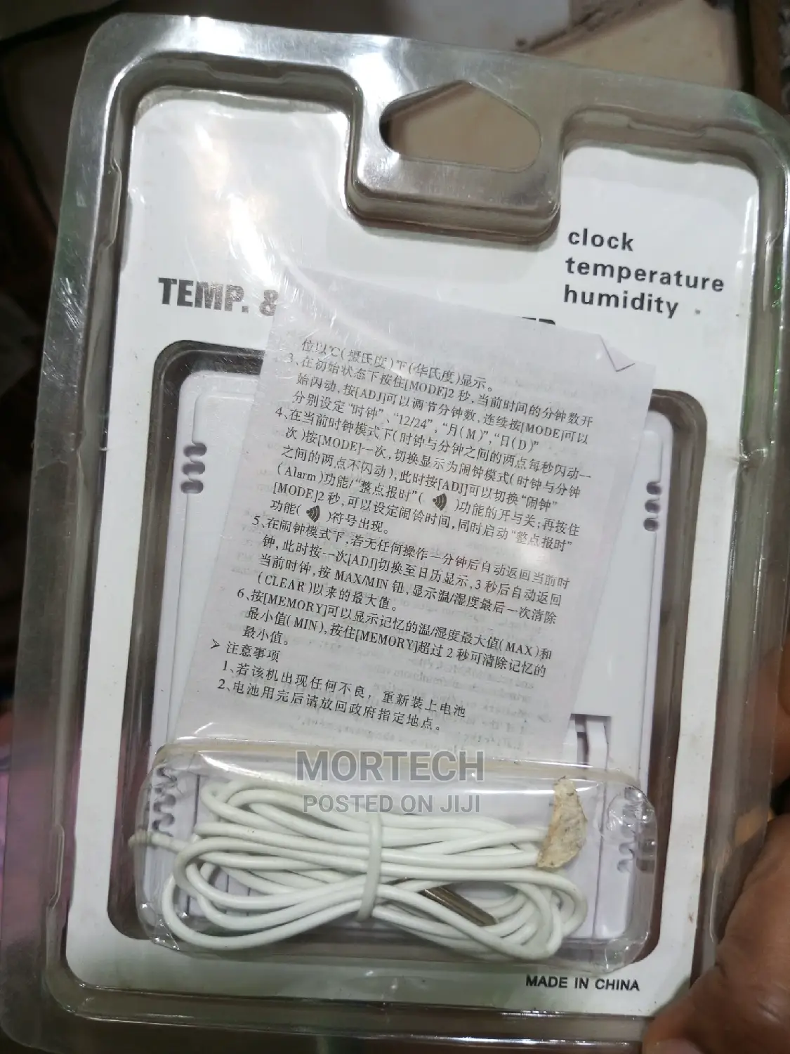 Temp and Humidity Thermometer
