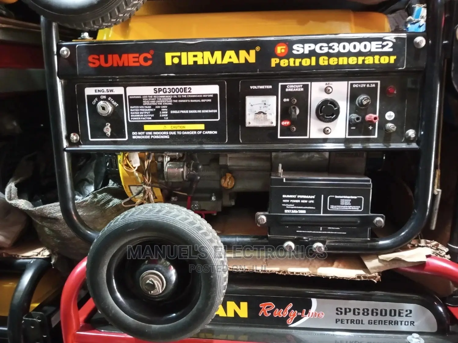 Firman Petrol Generator 100% Copper Coil