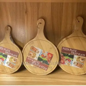 Bamboo Pizza Fruit Pan - 3pcs