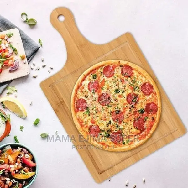 ￼ ￼ 3 Pieces Bamboo Pizza Pan