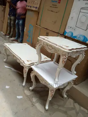 Photo - Royal Centre Table With Two Side Stools White