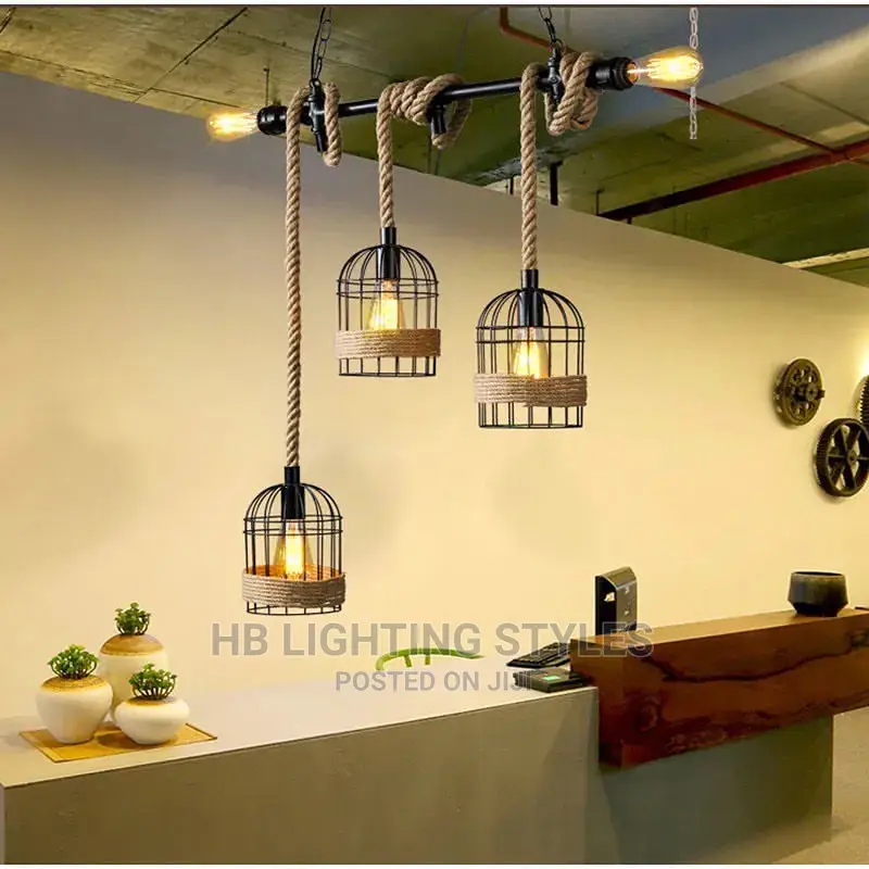 Hemp Rope Pendant Lights