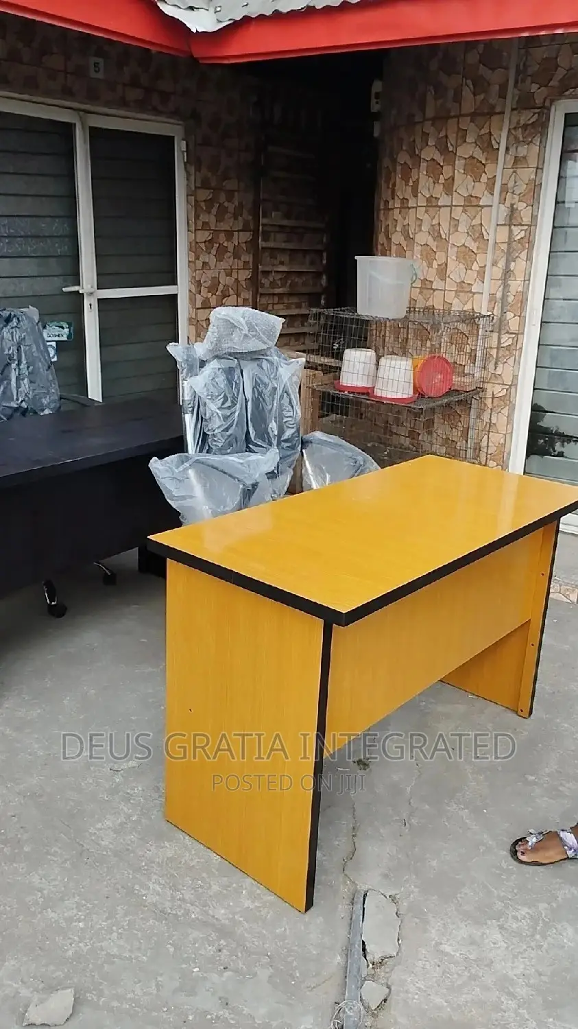 Office Table 4ft Cherry Colour