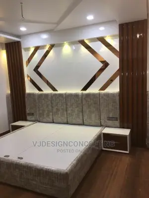 Quality High Back Rest Padded Bedframe.