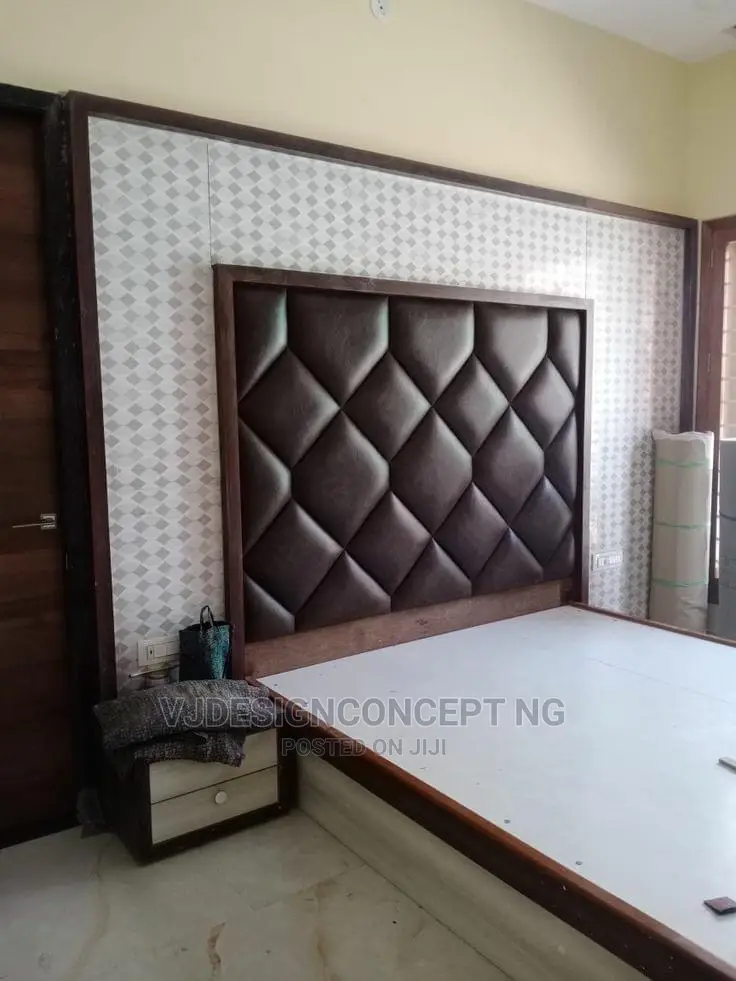Quality High Back Rest Padded Bedframe.