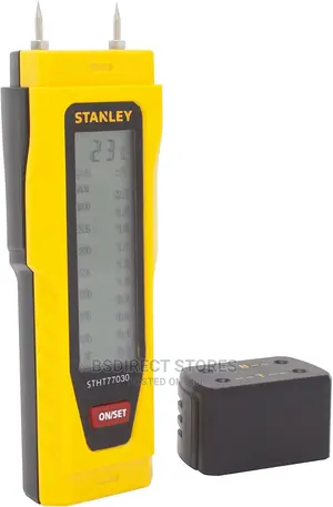 STANLEY Moisture Meter With Two Detection Pins LCD Screen