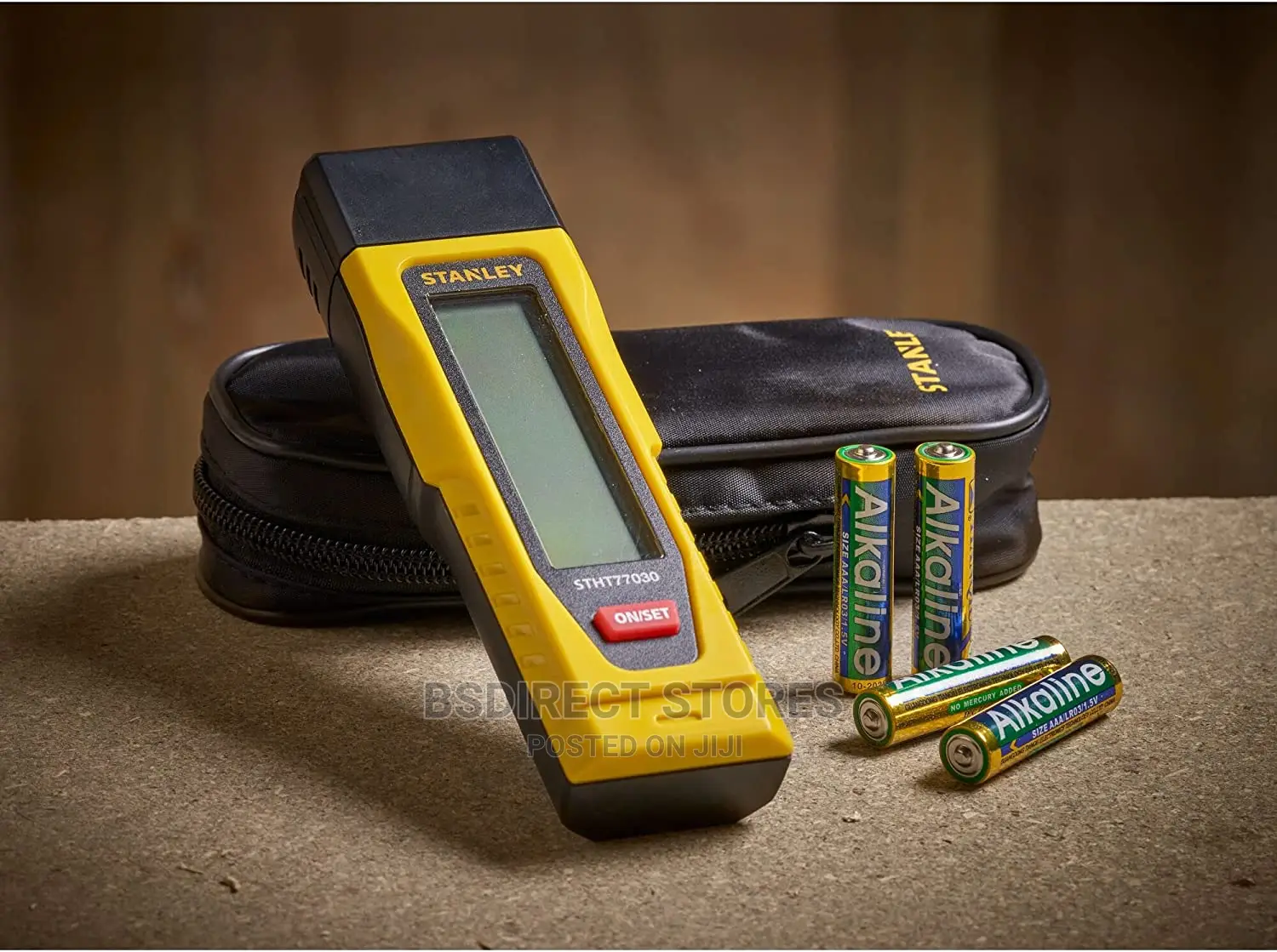STANLEY Moisture Meter With Two Detection Pins LCD Screen