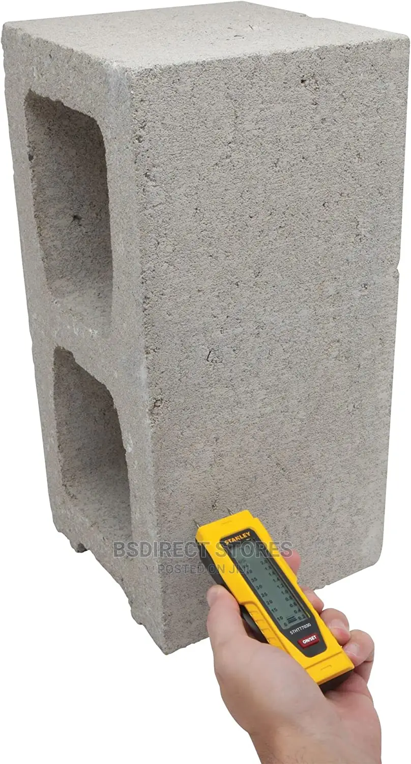 STANLEY Moisture Meter With Two Detection Pins LCD Screen
