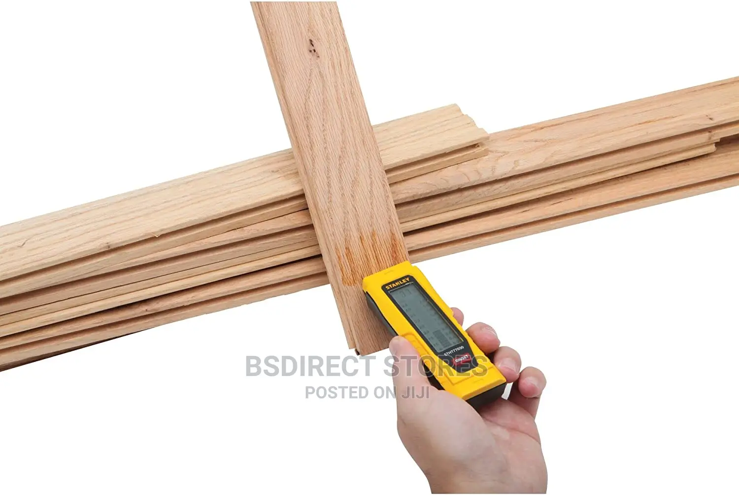 STANLEY Moisture Meter With Two Detection Pins LCD Screen