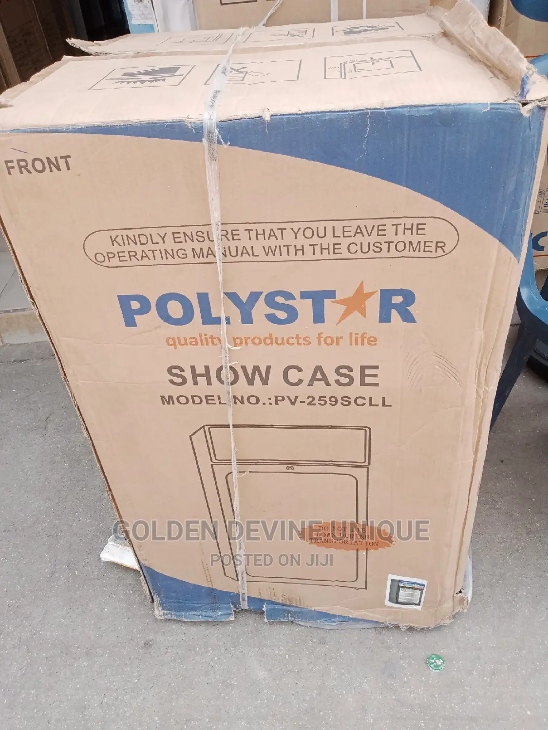 Polyster Showcase Fridge