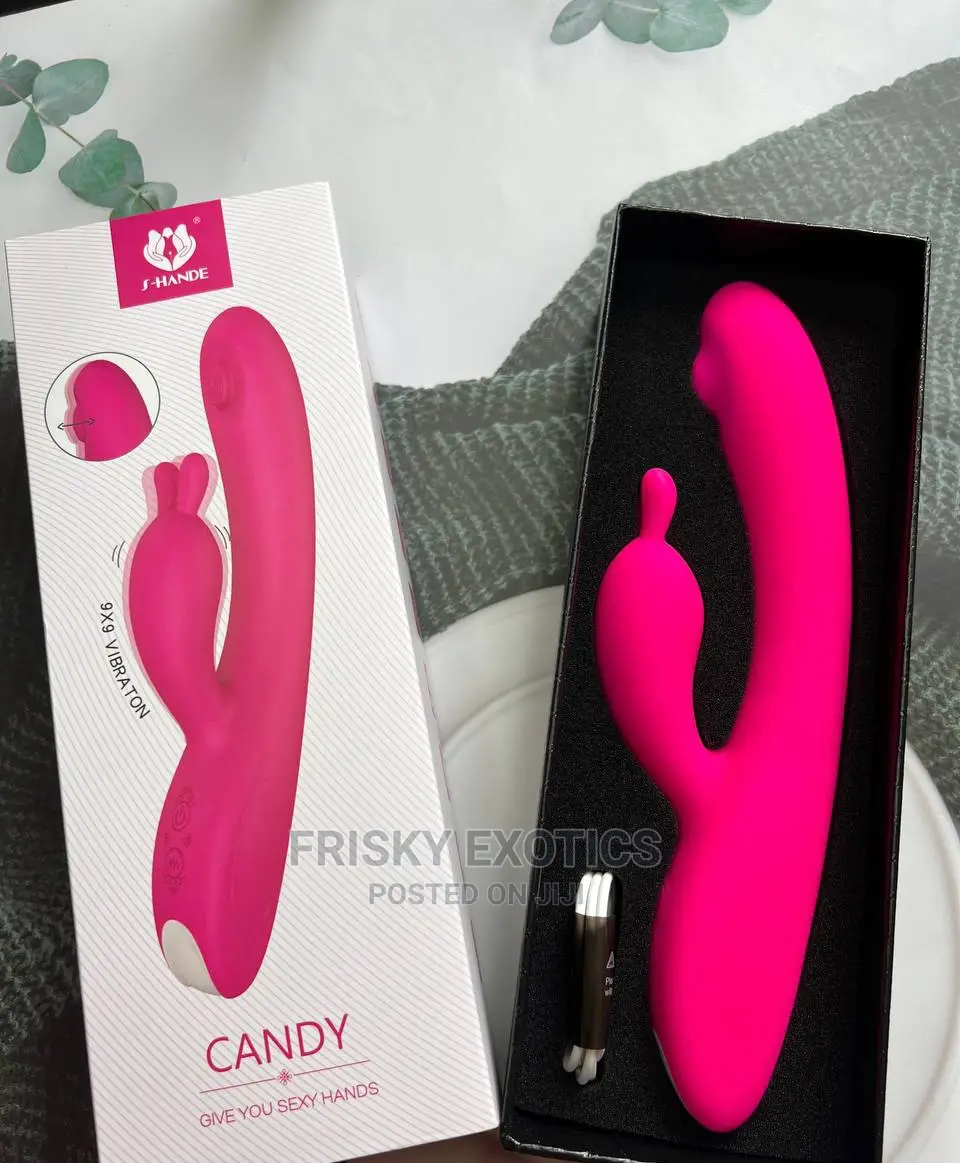Candy Rabbit Vibrating Dildo