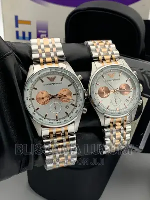 Emporio Armani Premium Luxury Couple Wristwatch – Stylish, Durable