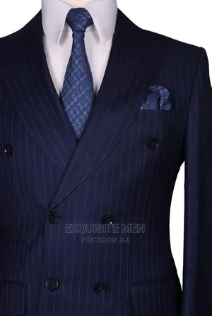 Turkish Stripe Double Mens Suit