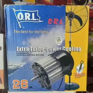 Orl 26 Inch Industrial STANDING Fan - 2BLADE - BLACK