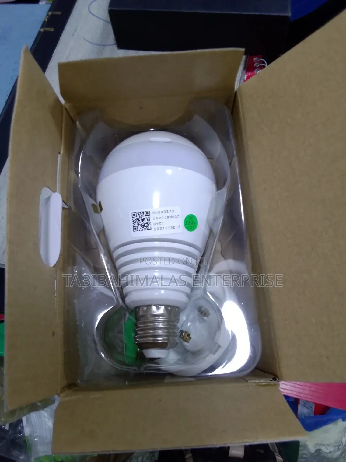 2MP Bulb Spy Camera