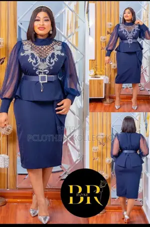 Quality Peplum Gown
