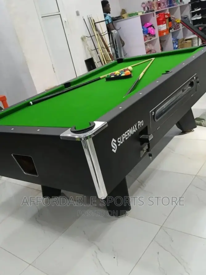 Snooker Coin Table 7ft Beautifully Made Foreign Marble and Coin Snooker Table in Lekki ...