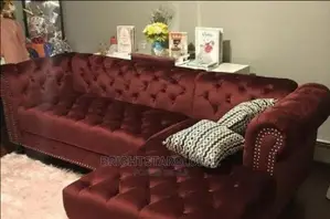 Lshape Sofa Chair (Wine Color)