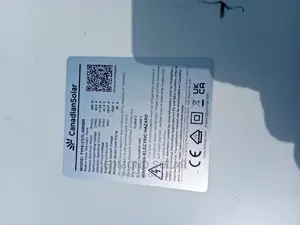 Quality 600W Mono Crystalline Canadian Solar Panel. 