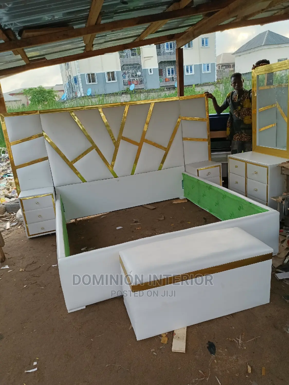 6x6 High Back Rest Bedframe