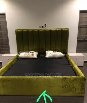 6 by 6 Padded Bed With Side Drawers
