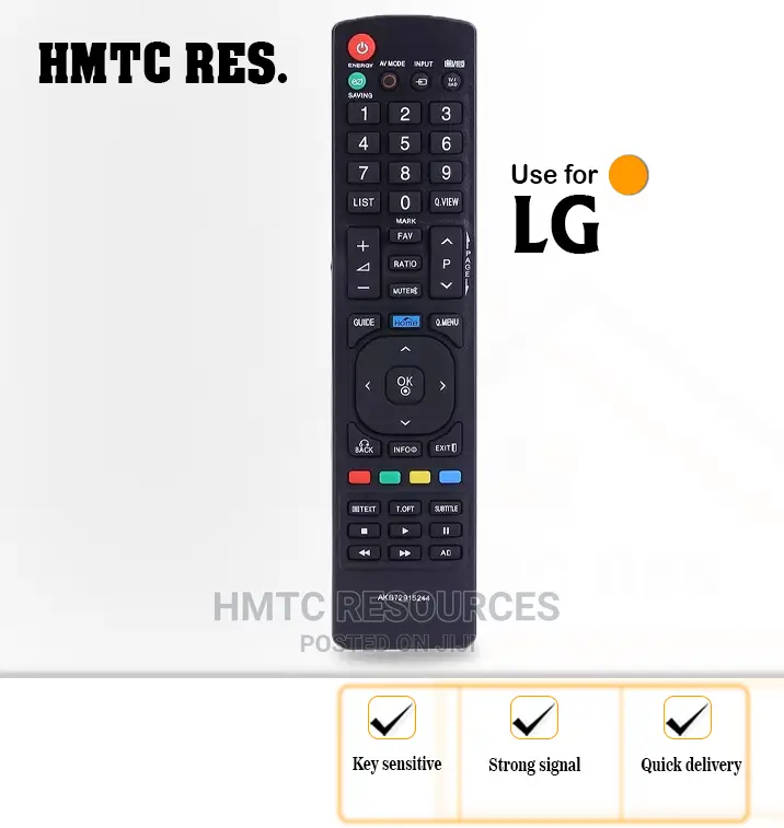 Special Edition LG LCD/Plasma Television Remote Control